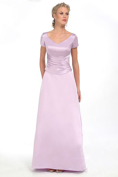 Sleeves Sweet-heart Floor Length Elegant Satin High Quality Mother of Bride Dress
