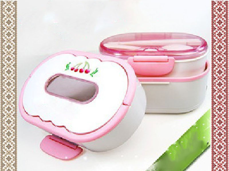 3pcs/lot Free Shipping+Multifunctional Heating Lunch Boxes Use for Cooking Rice Plastic Lunch Boxes Fast Food Box New Dinnerware