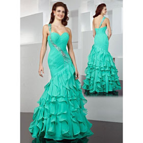 2011 New Style Chiffon Beading Floor Length Elegant Fashion Evening Dresses/Bridal Party Dress PB1038,Wedding Dresses