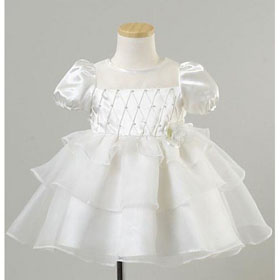 Custom-Made Scoop NecklinesFlower Girls Dress Junior Bridesmaid Dress Size :2-14 Years