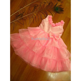 Custom Madeflower Girl Pageant Junior Bridesmaid Dresses W6