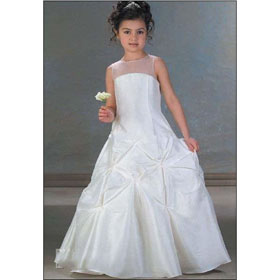 Custom-made Flower Girl Dresses Junior Bridesmaid Dresses