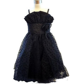 Girl Junior Bridesmaid Dress Gown Size 10 9-11Tawfs Ivory Bead Flower