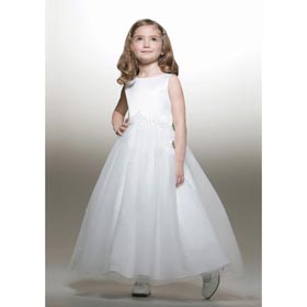 Style(FGD0090) Junior Bridesmaid A-line Bateau Knee-Length Organza Dress 2010