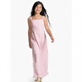 Sleeveless Ankle-Length Chiffon Junior Bridesmaid Dress