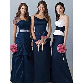 Best Selling A-Line Spaghetti Straps Floor- Length Satin Mother of The Bride Dress Party Dress Stylish HH340013@ Free Shipping