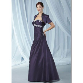 A-Line Custom Wraps Two-Piece Dress Party Gowns Mother of The Bride Dresses 52