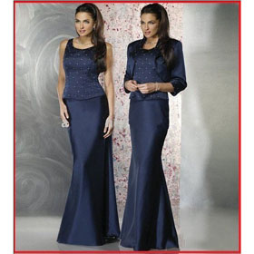 Free Shipping MD108 Formal Women Gown Long Mother of The Bride Dress