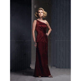 Hot One Shoulder Pleated Mother of The Bride Dresses Prom Evening Ball Party Gown Full Length Custom