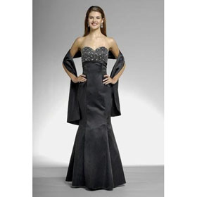 Length Chiffon Mother of The Bride Dresses 2009 Style(MWYN030) Black A-Line Floor-