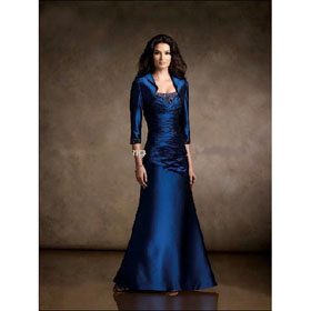 Hot Sale Fashion Good Workmanship MT-004 Custom Made Mother of The Bride Dress