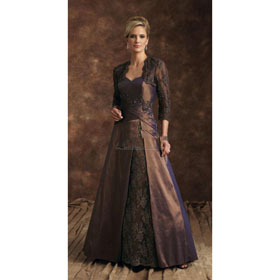 Mother of The Bride Dresses with Dress Gowns Gown Formal Party Women 18 Two-piece Taffeta Jacket