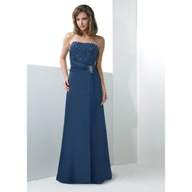 Elegance Style #N4 Mother of The Bride Dresses A-line Floor-length Strapless Beading Any Color