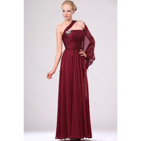 2011 New Style Chiffon One-shoulder Mother of The Bride Dresses
