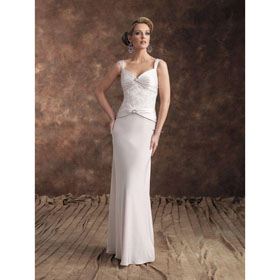 Modest A-line Beading Floor-length Mother of The Bride Dresses - M0086New Style
