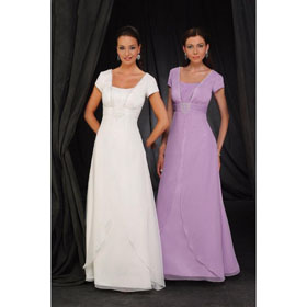 Customize Short Sleeve Beaded Chiffon Mother of The Bride Dresses Evening Dresses Formal Gown E889