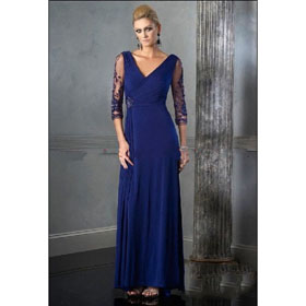 2011 New Style Chiffon Long Sleeve Mother of The Bride Dresses
