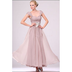 2011 New Style Chiffon Short Sleeve Mother of The Bride Dresses