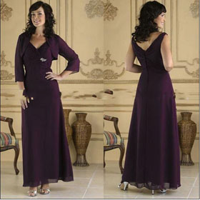 MOD078 New Style Elegance Mother of The Bride Dress with Jacket