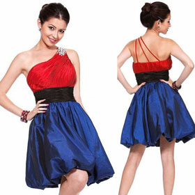 Free Shipping TLF497 Evening Taffeta Cocktail Dress