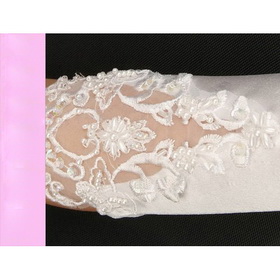 Free Shipping Luxurious Embroidery Bridal Glove, AG014