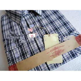 2011 Men's Short Sleeve Cotton Shirt New