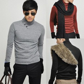 FREE SHIPPING Slim Autumn and Winter, Fashionable Long Sleeve T-shirt Size: M L XL 1797