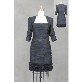 Coat and Flower Cocktail Dress OL101160