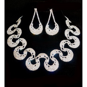 Fashion Jewelry Wedding Jewelry Sets Evening Dress Accessories Bridal Jewelry Sets Sz1209