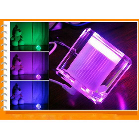 Free Shipping! Wedding Gifts, 16.7 Million Colors, K9 Crystal LED Color Changing Mood Light, Remote Control, 4pcs/lot
