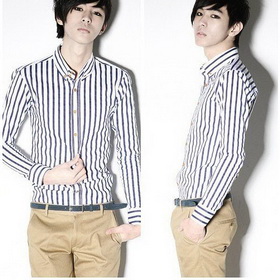 NEW Men's Slim Luxury Stylish Patched Dress Shirts Long Sleeve Shirt Valentine's Day Gifts