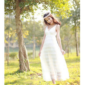 Free Shipping 2011 New Fashion Women Summer Sexy Lace Dress Bohemia Beach Long Silk Skirt Cocktail Dress