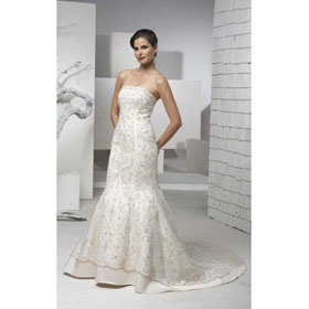 SW0503 2011 New Arrival Mermaid A Line Wedding Dress for Free Shipping