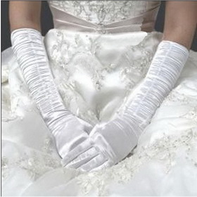Freeshipping 10pcs/ Lot Satin Bridal Glove WDAC0016