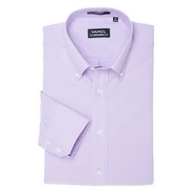 Vancl Button Down Oxford Dress Shirt Lavender