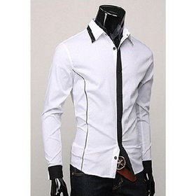 Free Shipping New Mens Shirts Casual Slim Fit Stylish Mens Dress Shirts 1718