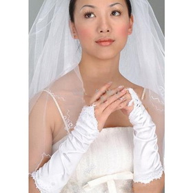 Color: White 9300-31w BRIDAL GLOVES NEW,