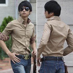 Freeshipping Men's Shirt/New Style Mix Color T-Shirt. Men's Casual Clothing Ms1007