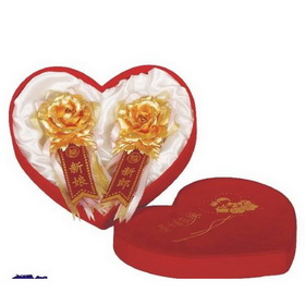 Wholesale and Retail Valentine's Gift Gold 24k GoldGold Rose Corsage. Gold Brooch. Wedding Gift. Wedding Gift Free Shippin