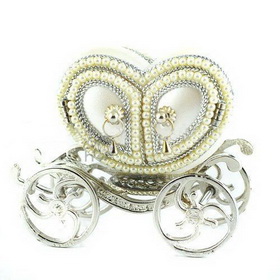 Free Shipping Lovely Dreamy Carriage Wedding Jewelry Box,ring Box, Valentine's Day Gift,Wedding Gift