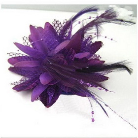 Sweet & Lovely Purple Hair Accessories Wedding Dresses Bride Dress Accessories