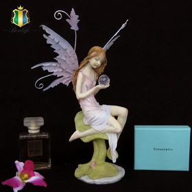 Sweet Fairy-sculpture Home Decoration Arts Craft Adornment Garden Birthday Gift Furnish Wedding Gift FREE SHIPPING