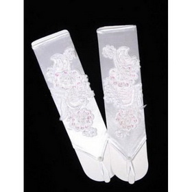 High Quality Cheap White Wedding Bridal Gloves