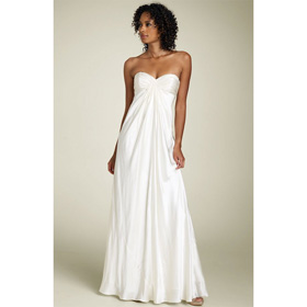 Wholesale 1pc/lot Strapless A Line Wedding Dresses Embroidery Bridal Dress Wedding Gown Free Shipping