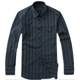 Free Shipping,2011 New Spring Fashion Style 100%cotton Men's High Quality Long-sleeved Shirts Various Colors SH050