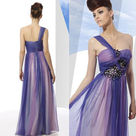 Coniefox Hotsale One-shoulder Cocktail Dress 80010 Free Shipping