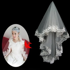 Free Shipping!Bridal Veil Preferred Bridal Accessories>Wedding Veils>New Style Fashion Wedding Veils,Lace 001
