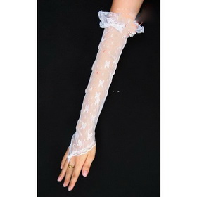 / Beige #15 Wedding Gloves / Dress Gloves / Banquet Gloves / Bridal Glove / Short Gloves/White