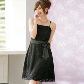 Free Shipping !New Lace Evening Dress / Cocktail Dress Black Wholesale and Retail
