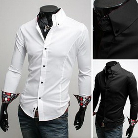 Wholesale---2011 Spring/Summer Men's Casual Fashion Long-sleeved Shirt